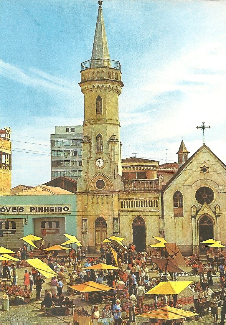 Feira do Largo da Ordem, em Curitiba - Década de 1970