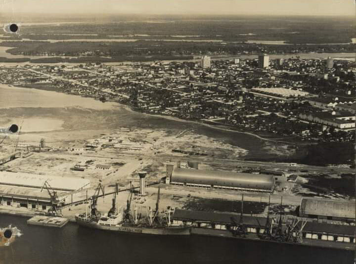 Porto Dom Pedro II, em Paranaguá - Anos 1970