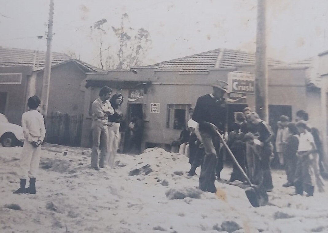 Chuva de granizo em Arapoti - 7 de setembro de 1977