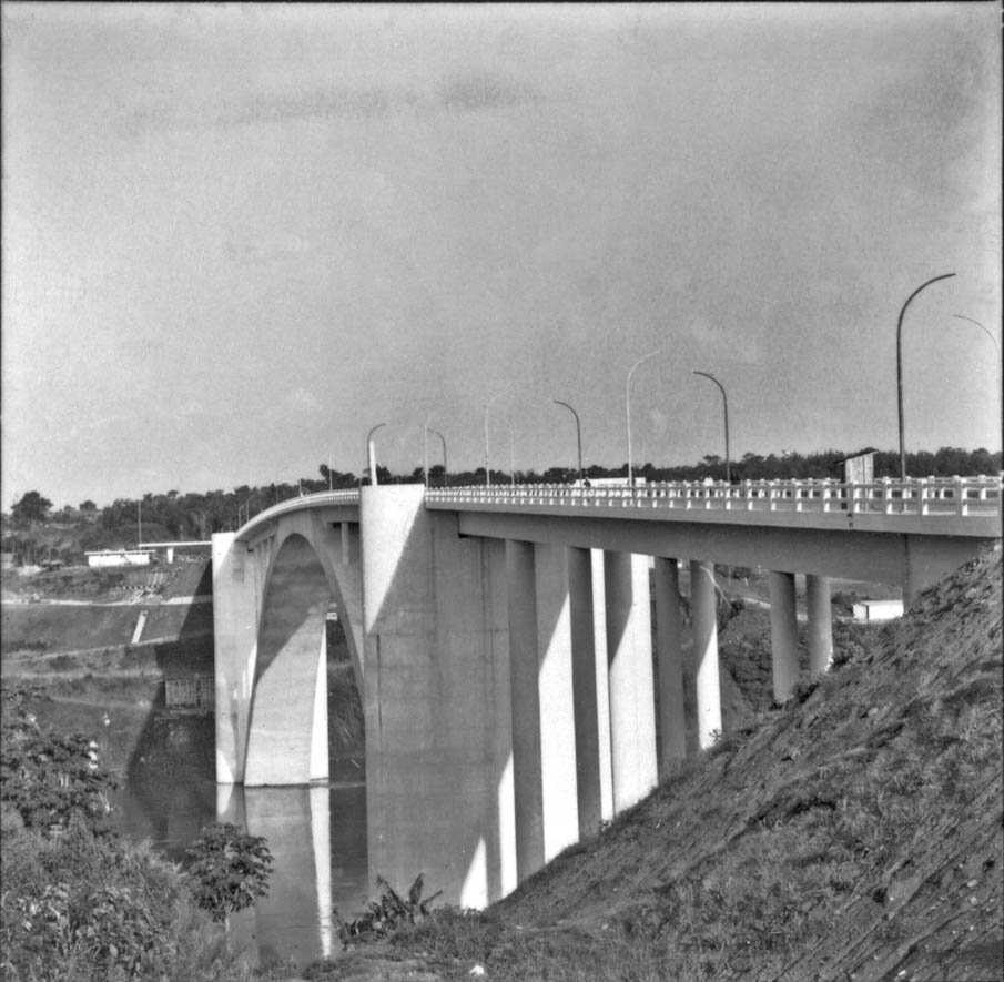 Ponte Internacional da Amizade - Década de 1960
