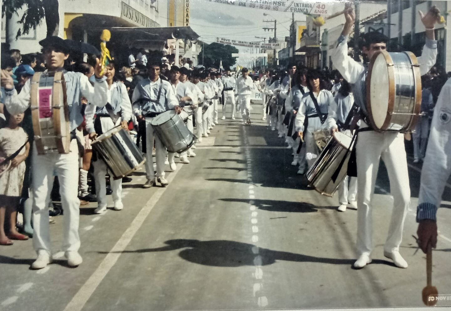 Desfile de aniversário de Ibaiti - 1987