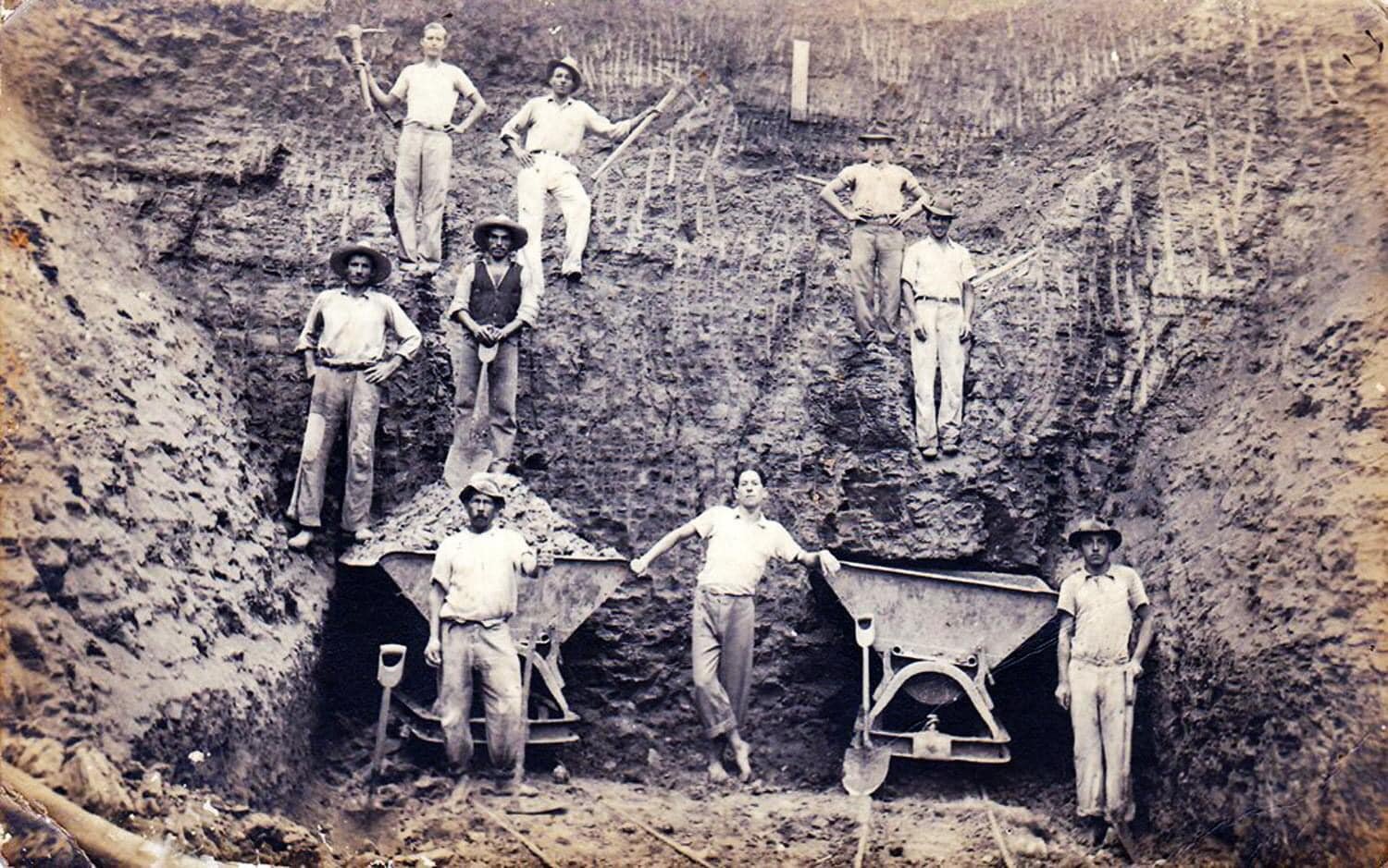 Trabalhadores da Linha do São Francisco - 1900