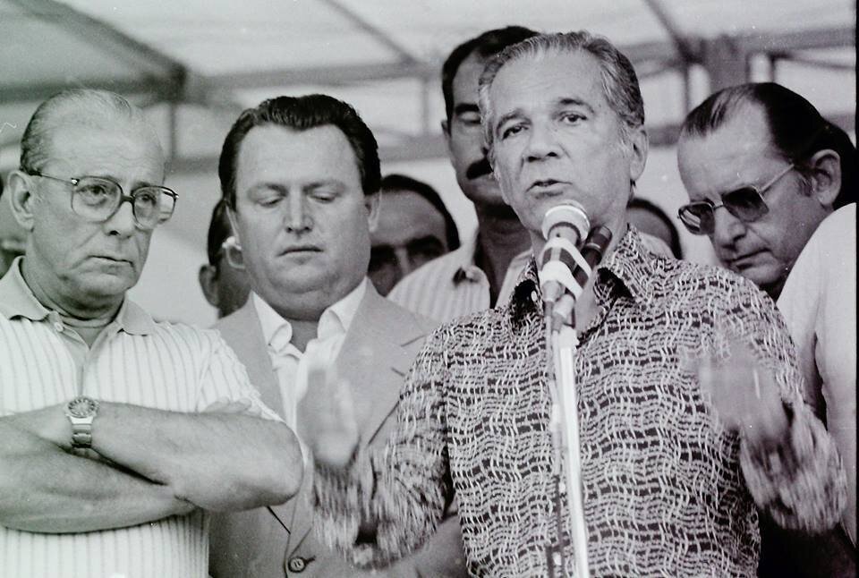 General João Baptista Figueiredo em visita à Cascavel - 1982
