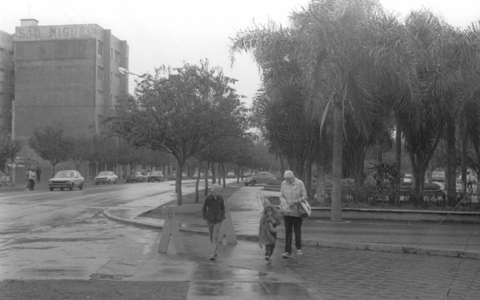 Um dia de chuva - Década de 1980