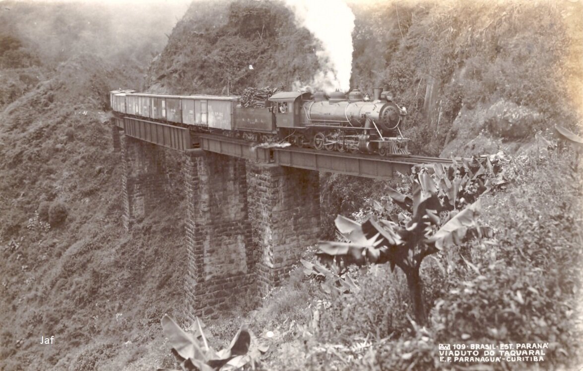 Viaduto do Taquaral, em Marumbi - Década de 1930