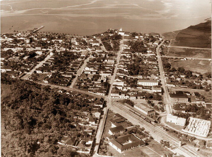 Vista aérea de Antonina - 1920