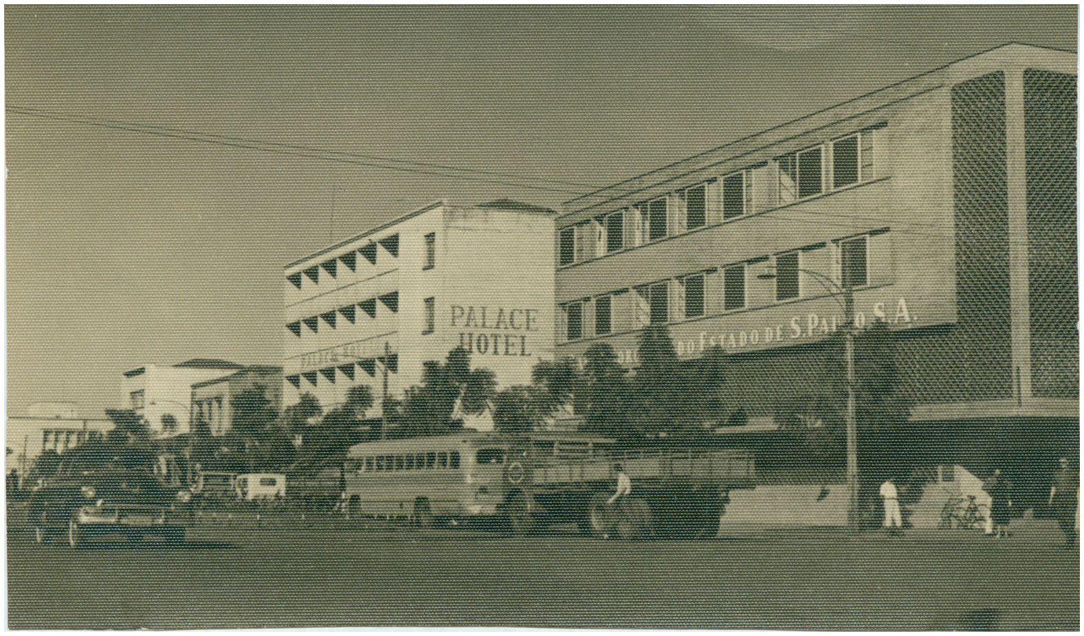 Avenida Brasil, em Maringá - Anos 1950/60