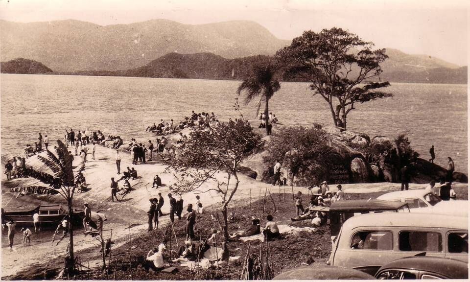 Praia da Ponta da Pita, em Antonina - 1972