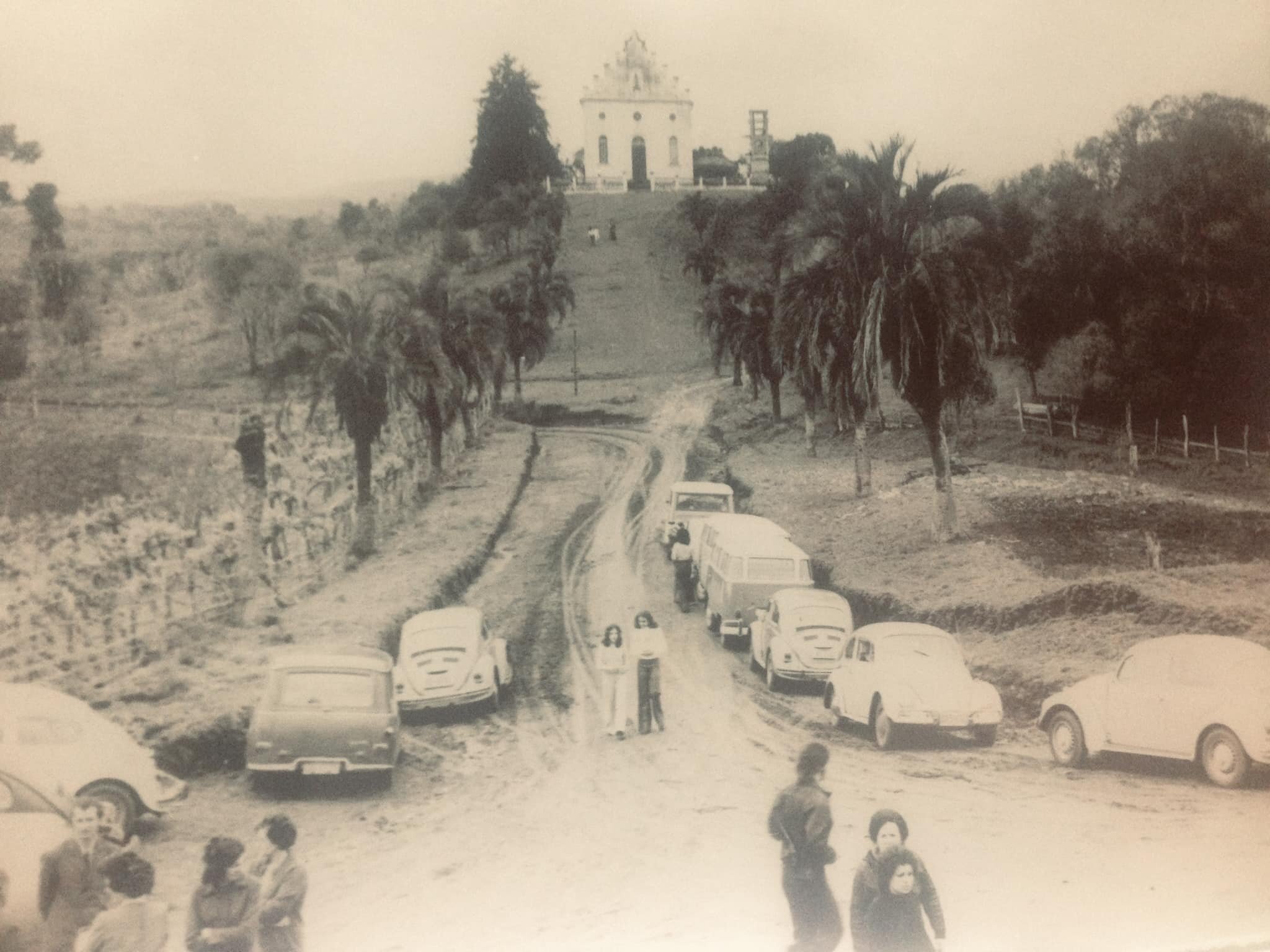 Igreja do Marmeleiro, em Almirante Tamandaré - Outubro de 1973