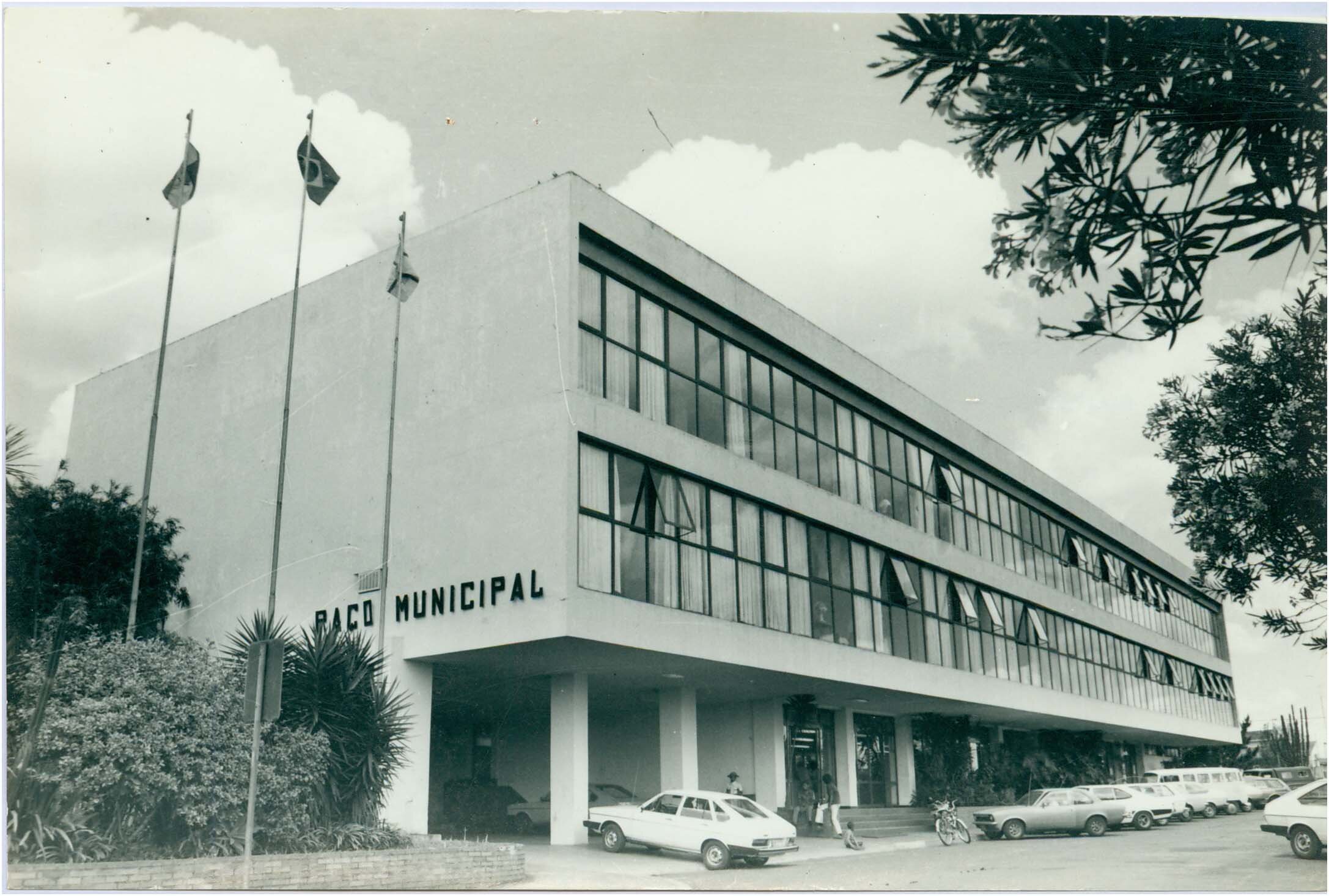 Paço Municipal, em Apucarana - Década de 1990