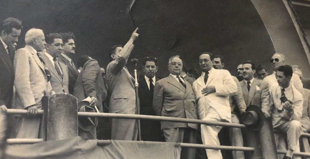 Getúlio Vargas discursa em Ponta Grossa - Setembro de 1950