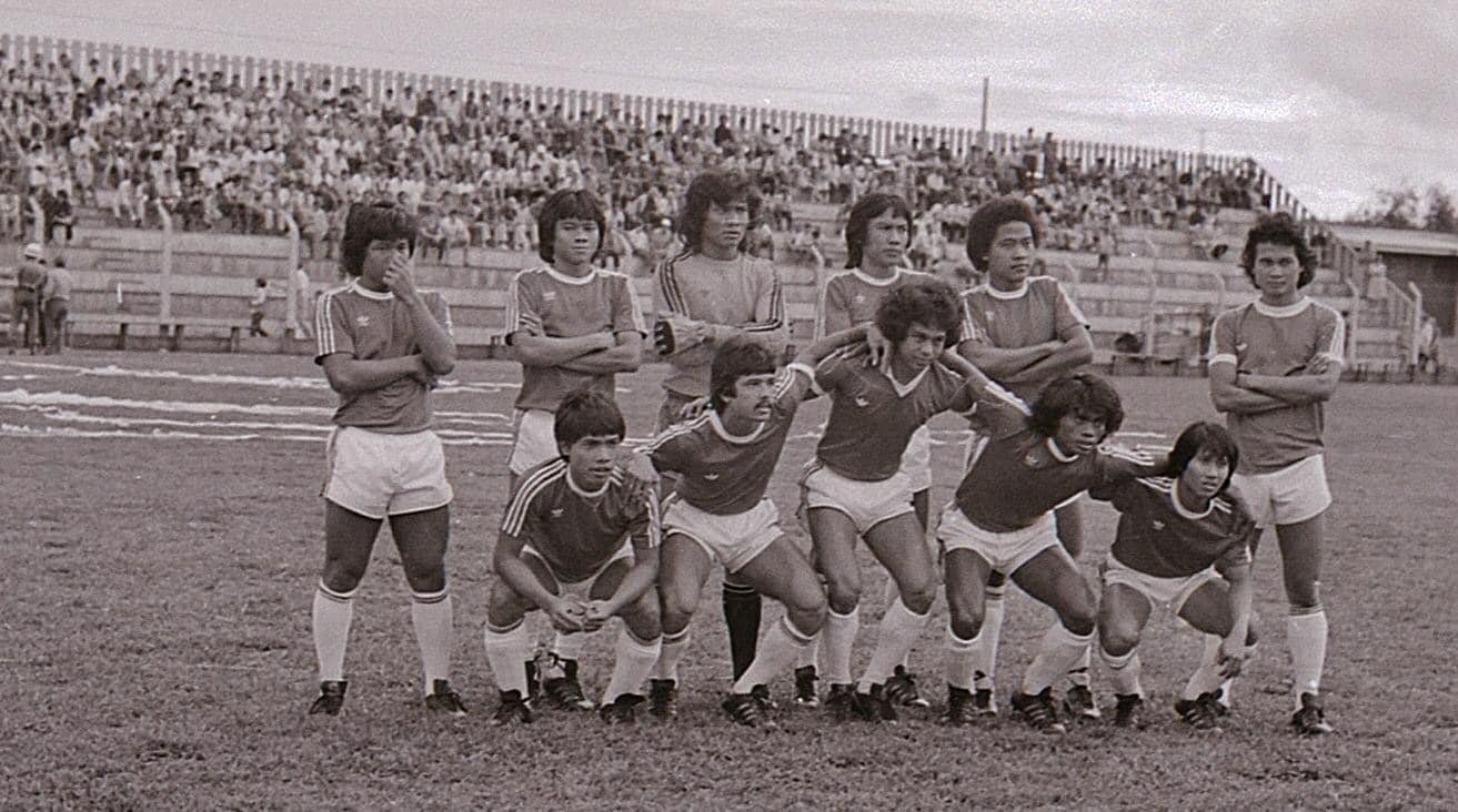 Seleção da Indonésia joga em Cascavel - 1980