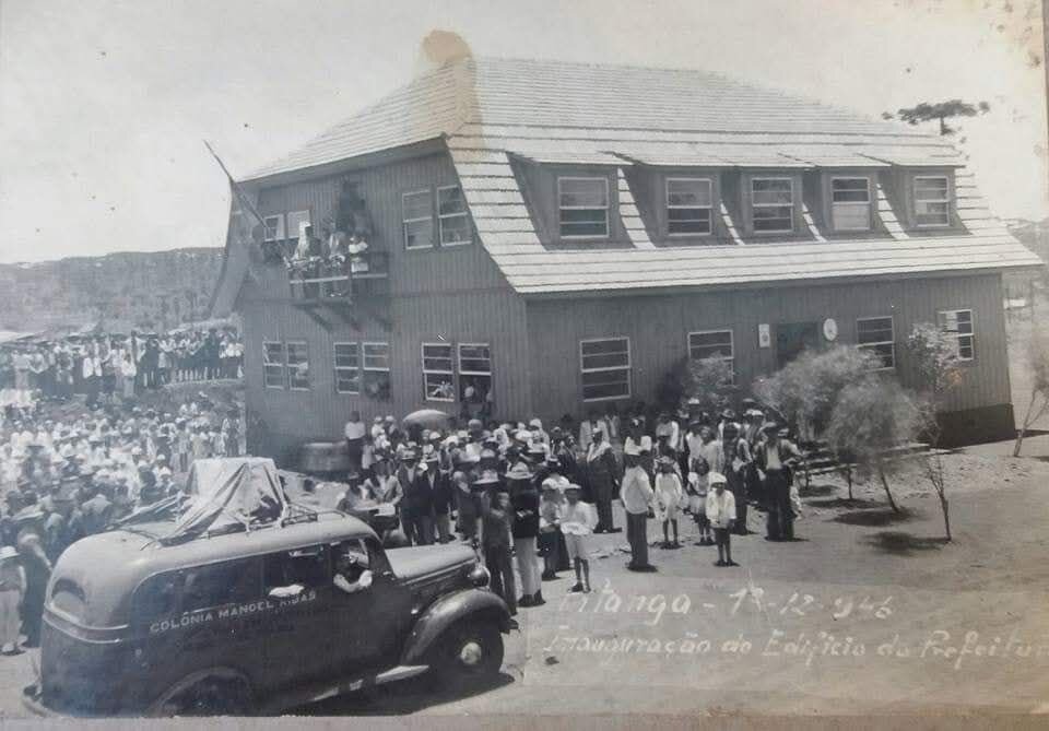 Inauguração da Prefeitura de Pitanga - 1946