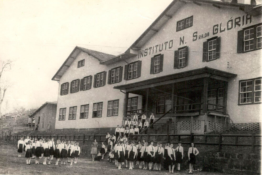 Colégio Nossa Senhora da Glória, em Francisco Beltrão - Década de 1960