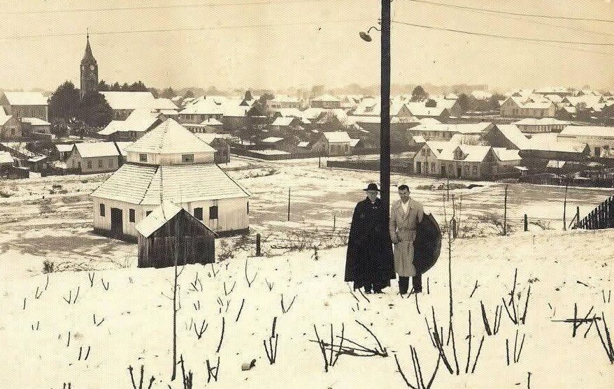 Neve em Palmas - 1955