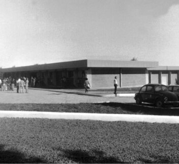 Sede da Cotrefal, em Medianeira - Anos 1970